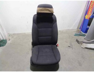 Recambio de asiento delantero derecho para bmw serie 5 berlina (e60) 520d referencia OEM IAM 3398538 TELA NEGRA 4 PUERTAS