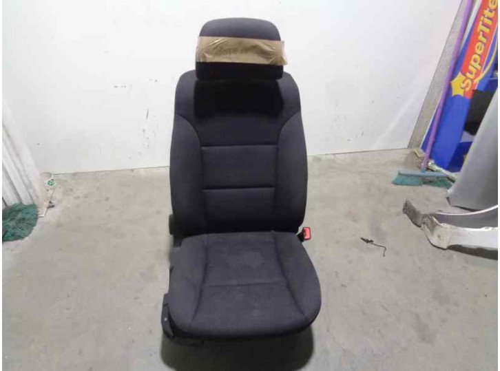 Recambio de asiento delantero derecho para bmw serie 5 berlina (e60) 520d referencia OEM IAM 3398538 TELA NEGRA 4 PUERTAS