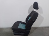 Recambio de asiento delantero izquierdo para suzuki splash a5b 1.0 12v cat referencia OEM IAM 8560351K01 TELA NEGRA Y AZUL 5 PUE