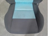 Recambio de asiento delantero izquierdo para suzuki splash a5b 1.0 12v cat referencia OEM IAM 8560351K01 TELA NEGRA Y AZUL 5 PUE