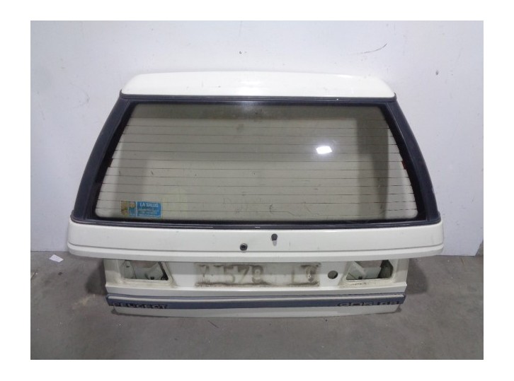 Recambio de porton trasero para peugeot 405 break 1.9 cat referencia OEM IAM 8701C1 BLANCO 5 PUERTAS