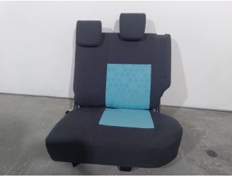 Recambio de asientos trasero izquierdo para suzuki splash a5b 1.0 12v cat referencia OEM IAM 8766051K00 TELA NEGRA Y AZUL 5 PUER