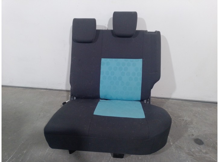 Recambio de asientos trasero izquierdo para suzuki splash a5b 1.0 12v cat referencia OEM IAM 8766051K00 TELA NEGRA Y AZUL 5 PUER