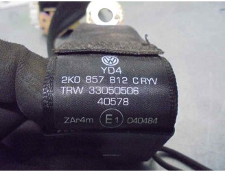 Recambio de cinturon seguridad trasero derecho para volkswagen caddy ka/kb (2k) 1.9 tdi referencia OEM IAM 2K0857816D 33050506 5