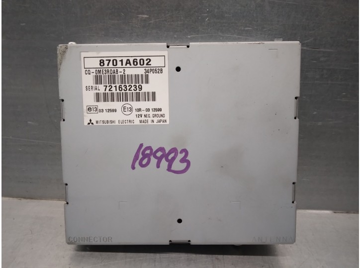 Recambio de modulo electronico para mitsubishi space star (a00) 1.2 referencia OEM IAM 8701A602 