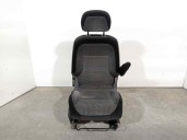 Replacement right front seat for Citroën Berlingo 1.6 16V CAT (NFU / TU5JP4) OEM IAM reference 4682315 GREY AND BLACK FABRIC