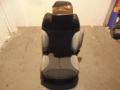 Recambio de asiento delantero derecho para citroën c3 1.6 hdi audace referencia OEM IAM 4115709 TELA NEGRA Y GRIS 5 PUERTAS