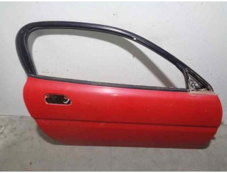 Replacement front right door for Mazda MX-3 (EC) 1.6 16V cat OEM IAM reference EAY158020 RED 3 DOORS