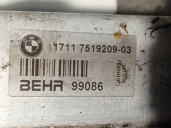 Recambio de radiador agua para bmw serie 5 berlina (e60) 3.0 24v cat referencia OEM IAM 17117519209 99086 BEHR