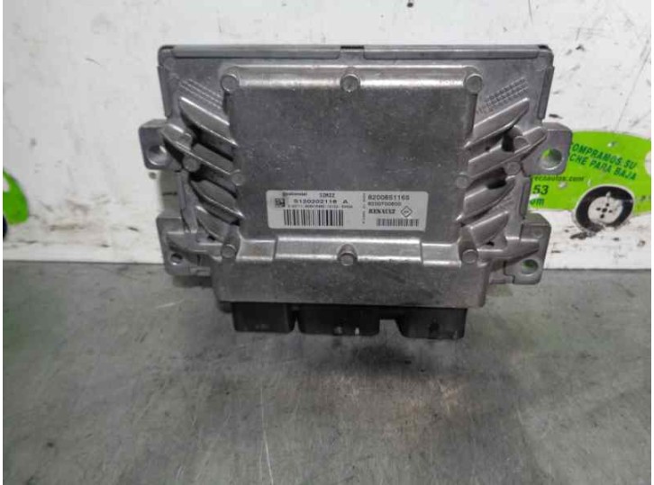 Replacement engine control unit (ECU) for Renault Grand Modus 1.2 16V OEM IAM reference 8200851165 S120202116A CONTINENTAL