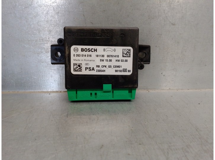 Recambio de modulo electronico para opel crossland x 1.2 referencia OEM IAM 9819360080 0263014016 BOSCH