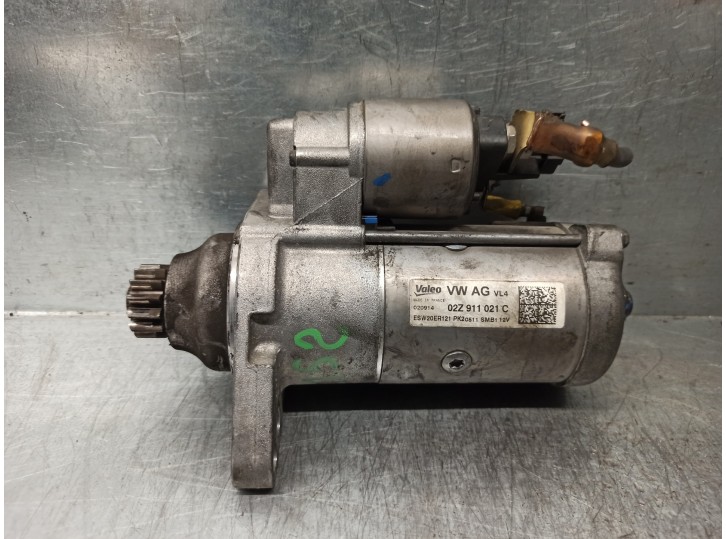Recambio de motor arranque para volkswagen polo (6c1) 1.4 tdi referencia OEM IAM 02Z911021C 020914 VALEO