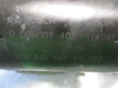 Recambio de motor arranque para audi a6 berlina (4f2) 2.4 v6 24v cat (bdw) referencia OEM IAM 06E911023C 0001108405 BOSCH
