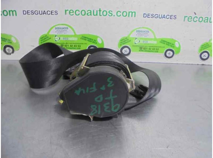 Replacement rear right seatbelt for Fiat Ulysse (179) 2.2 16V JTD CAT OEM IAM reference 14844310XX 