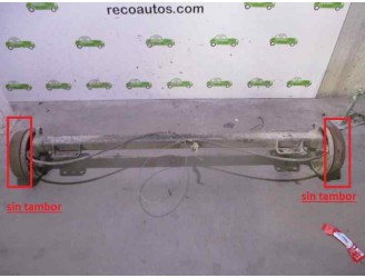 Recambio de puente trasero para citroën jumper caja cerrada (1) 2.5 diesel referencia OEM IAM TAMBOR 5 AGUJEROS BURRA 23