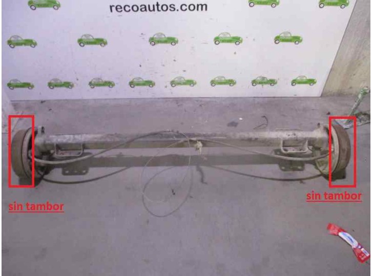 Recambio de puente trasero para citroën jumper caja cerrada (1) 2.5 diesel referencia OEM IAM TAMBOR 5 AGUJEROS BURRA 23