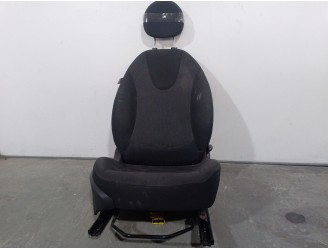 Recambio de asiento delantero derecho para mini cooper (rc31) (2004-...) manual 1.6 85 referencia OEM IAM 52107229557 TELA NEGRA