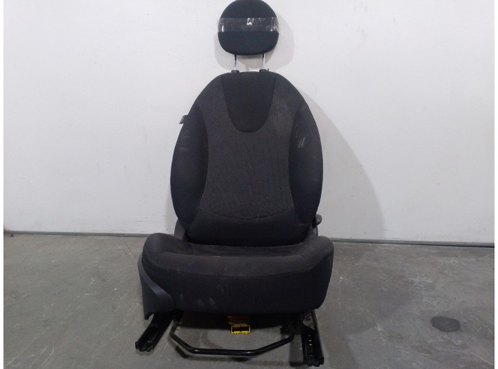 Replacement front right seat for Mini Cooper (RC31) (2004-...) manual 1.6 85 OEM IAM reference 52107229557 BLACK FABRIC