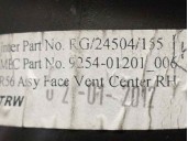 Recambio de aireador para mini r57 cabrio diesel cat referencia OEM IAM 925401201 TRW