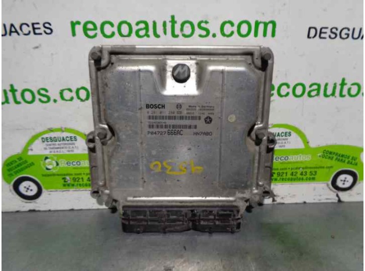 Replacement engine ECU for Chrysler Voyager (RG) 2.5 CRD cat OEM IAM reference P04727666AC 0281011280 BOSCH