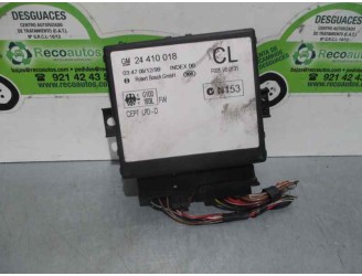 Replacement central locking control unit for Opel Astra G coupé 1.8 16V cat OEM IAM reference 24410018 F005V00131 GM