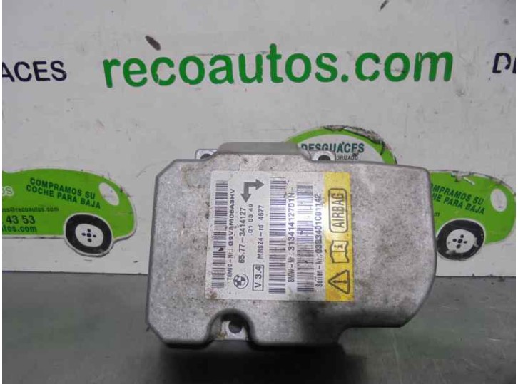 Recambio de centralita airbag para bmw x3 (e83) 3.0 24v cat referencia OEM IAM 65773414127 31341412701N 