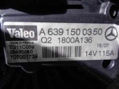 Replacement alternator for Mitsubishi Colt Saloon 5 (Z30A) 1.5 Di-D Instyle (D) OEM IAM reference Q21800A136 A6391500350 VALE