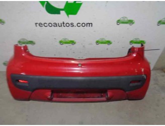 Recambio de paragolpes trasero para citroën c1 sx referencia OEM IAM 7013AF ROJO 5 PUERTAS
