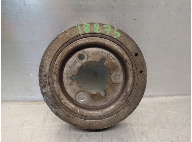Replacement crankshaft pulley for Citroën C4 saloon 1.4 16V OEM IAM reference 9653771880 