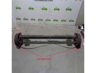 Recambio de puente trasero para peugeot boxer caja abierta (rs3700)(330/350)(´02) 2.8 hdi referencia OEM IAM TAMBOR 5 AGUJEROS 