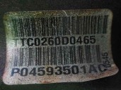 Recambio de transmision delantera izquierda para chrysler 300 m (lr) 3.5 cat referencia OEM IAM P04593501AC 