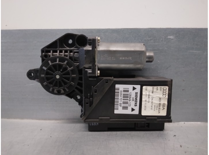 Recambio de motor elevalunas trasero derecho para audi a4 avant (8e5) 2.5 v6 24v tdi referencia OEM IAM 8E0959802A 26 PINES 5 PU