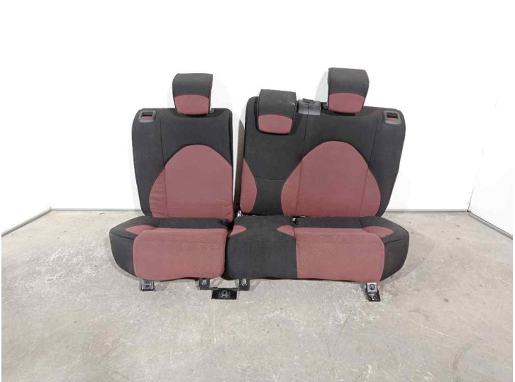 Recambio de asientos traseros para alfa romeo mito (145) 1.6 jtd cat referencia OEM IAM 01560875720 TELA NEGRA Y ROJO 3 PUERTAS