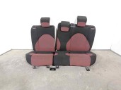 Recambio de asientos traseros para alfa romeo mito (145) 1.6 jtd cat referencia OEM IAM 01560875720 TELA NEGRA Y ROJO 3 PUERTAS