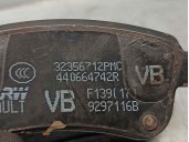 Recambio de pastillas de freno para renault arkana referencia OEM IAM 440664742R  