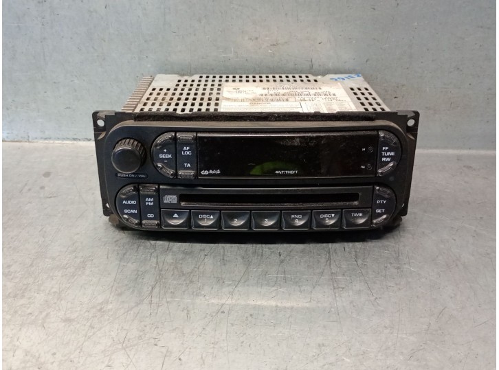 Recambio de sistema audio / radio cd para chrysler voyager iv (rg, rs) 2.5 crd referencia OEM IAM 4858543AE 4858543AE 