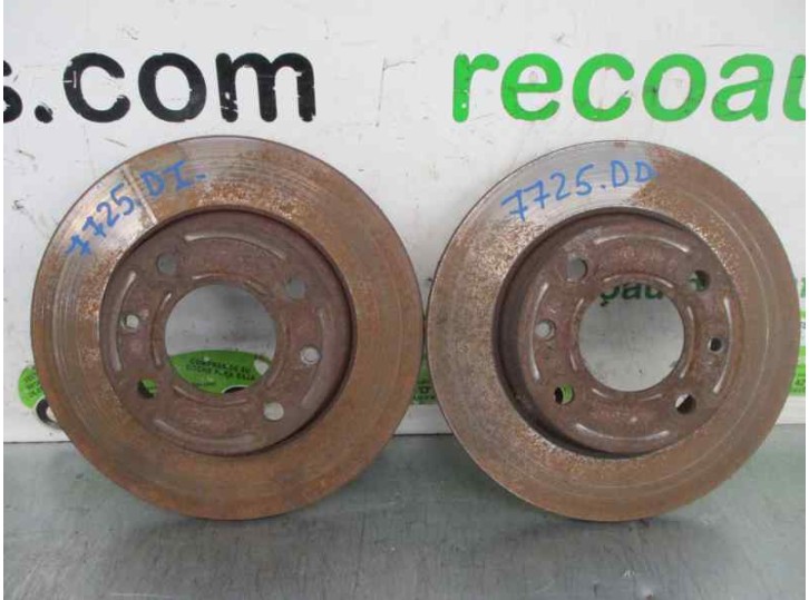 Recambio de disco freno delantero para citroën saxo 1.4 referencia OEM IAM   