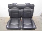 Replacement rear seats for Chrysler PT Cruiser Cabrio 2.4 turbo OEM IAM reference 5139500AA BLACK AND GREY LEATHER 2 DOOR