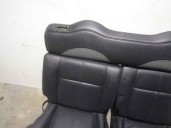 Replacement rear seats for Chrysler PT Cruiser convertible 2.4 turbo OEM IAM reference 5139500AA BLACK AND GREY LEATHER 2 DOOR