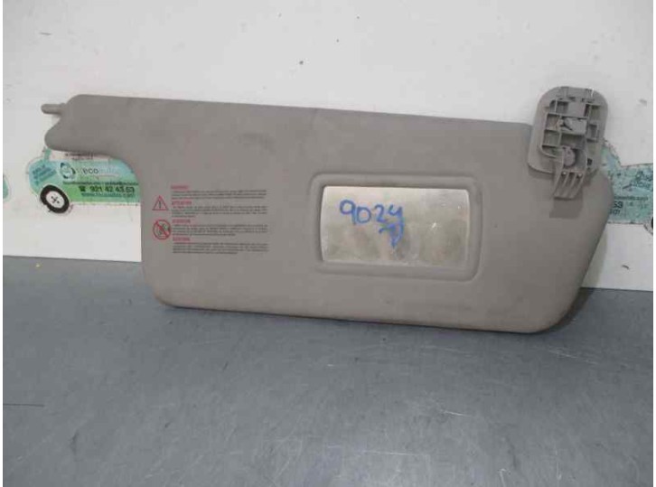 Recambio de parasol derecho para renault scenic ii grand luxe privilege referencia OEM IAM 8200246822  