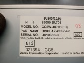 Recambio de pantalla multifuncion para nissan almera tino (v10) 1.8 referencia OEM IAM 28090BU706 28090BU706 
