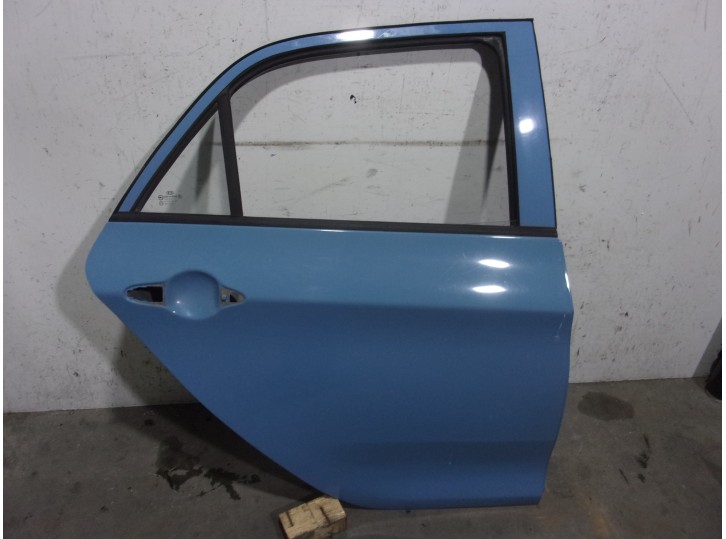 Replacement rear right door for Kia Picanto 1.0 CAT OEM IAM reference 770041Y030 BLUE 5 DOORS