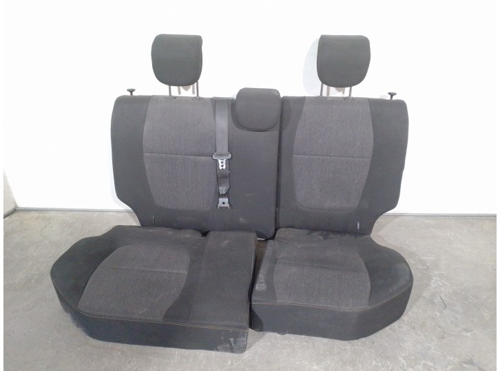 Replacement rear seats for Kia Picanto 1.0 CAT OEM IAM reference 4840086 BLACK AND GREY FABRIC 5 DOORS