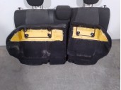 Recambio de asientos traseros para kia picanto 1.0 cat referencia OEM IAM 4840086 TELA NEGRA Y GRIS 5 PUERTAS