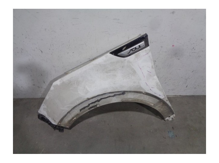 Recambio de aleta delantera izquierda para kia soul ( ) 1.6 crdi cat referencia OEM IAM 66311B2000 BLANCA 