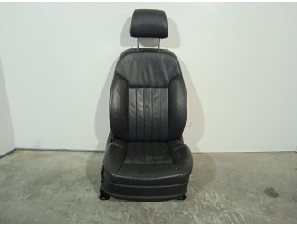 Recambio de asiento delantero derecho para audi a8 (4e2) 4.2 v8 40v referencia OEM IAM 4E0881106P CUERO NEGRO 4 PUERTAS