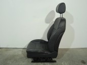 Recambio de asiento delantero derecho para audi a8 (4e2) 4.2 v8 40v referencia OEM IAM 4E0881106P CUERO NEGRO 4 PUERTAS