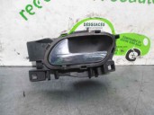 Replacement front left interior door handle for Peugeot 207 SW Sport OEM IAM reference 96555518VD 
