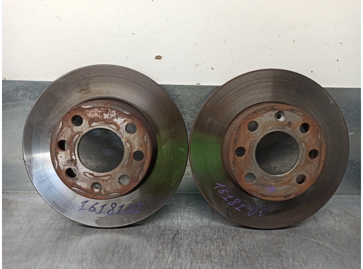 Replacement front brake disc for Daewoo Lanos Cool OEM IAM reference 