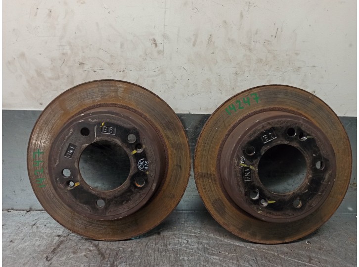 Recambio de disco freno trasero para hyundai i30 (gd) 1.4 crdi cat referencia OEM IAM   